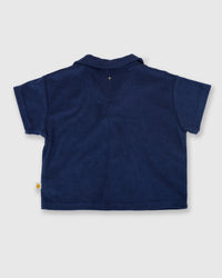 Goldie and Ace Oversized Terry Polo Shirt