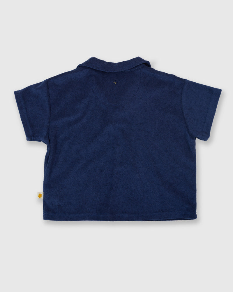 Goldie and Ace Oversized Terry Polo Shirt
