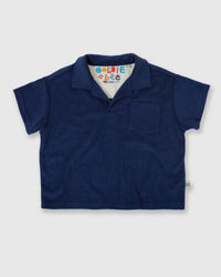 Goldie and Ace Oversized Terry Polo Shirt