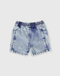 Goldie and Ace Noah Denim Pocket Shorts Light Denim