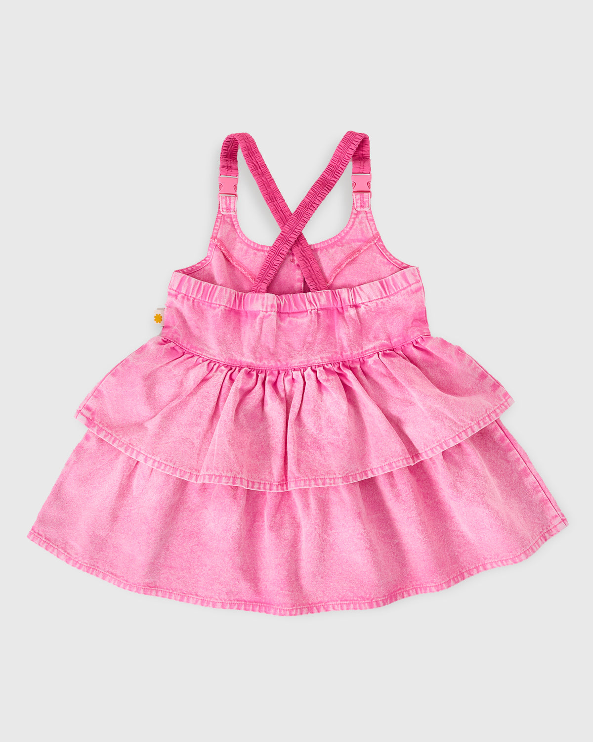 Goldie And Ace Saskia Denim Frill Pinafore Dress