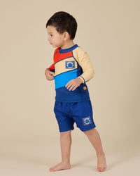 Goldie and Ace Nautical Flag Rash Guard