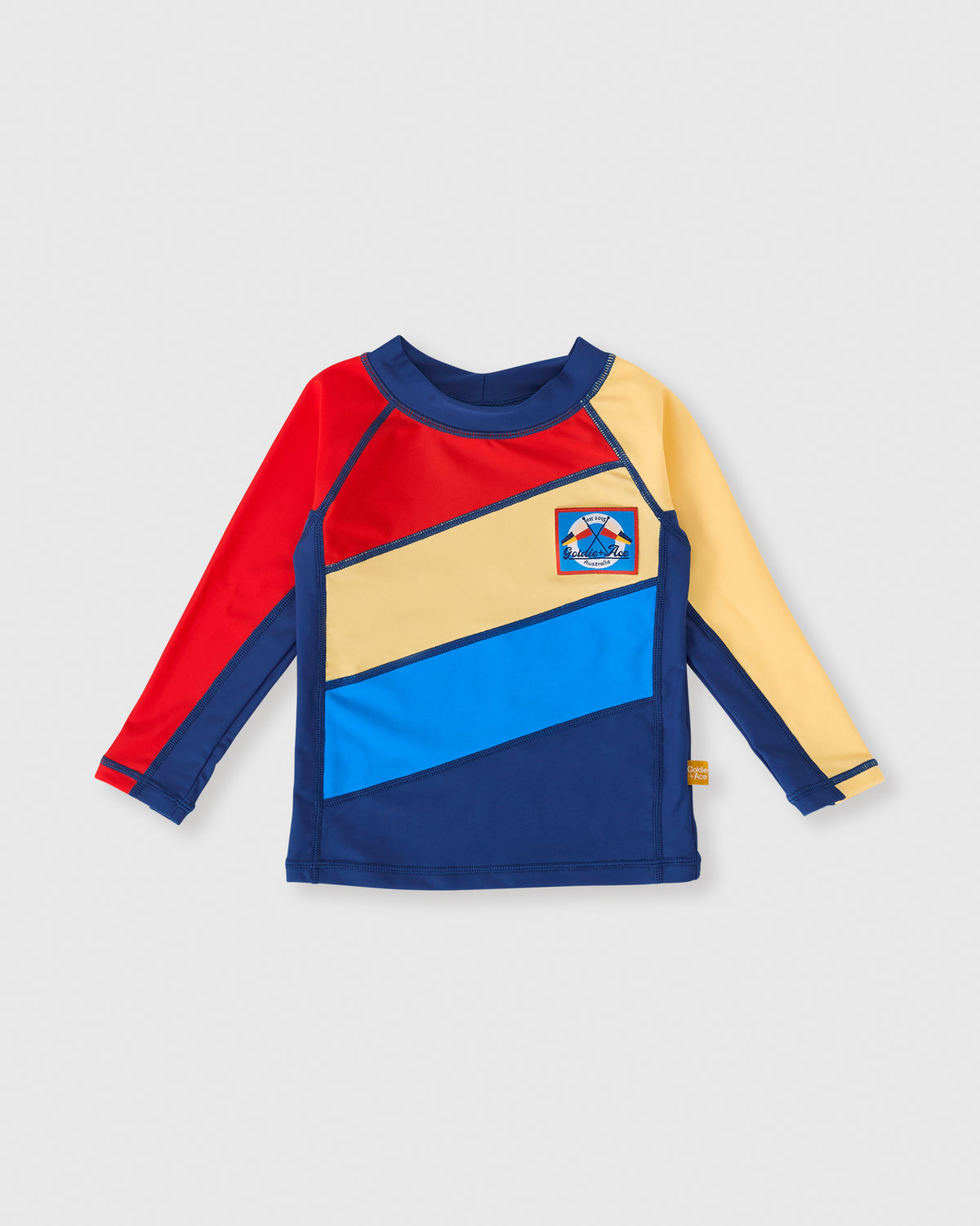 Goldie and Ace Nautical Flag Rash Guard