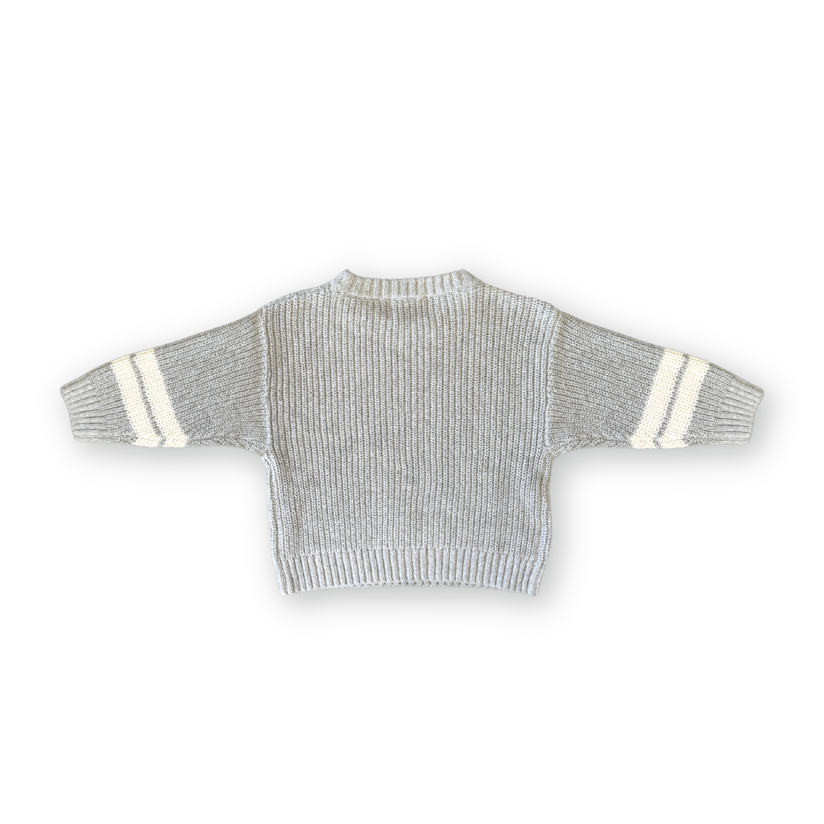 Grown Chunky Rib Pull Over-Stone