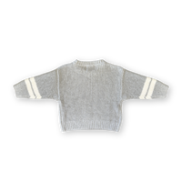 Grown Chunky Rib Pull Over-Stone