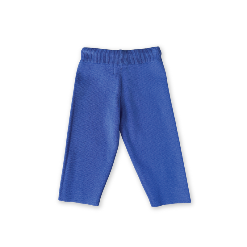 Grown Organic Tape Milano Knit Pant-Cobalt