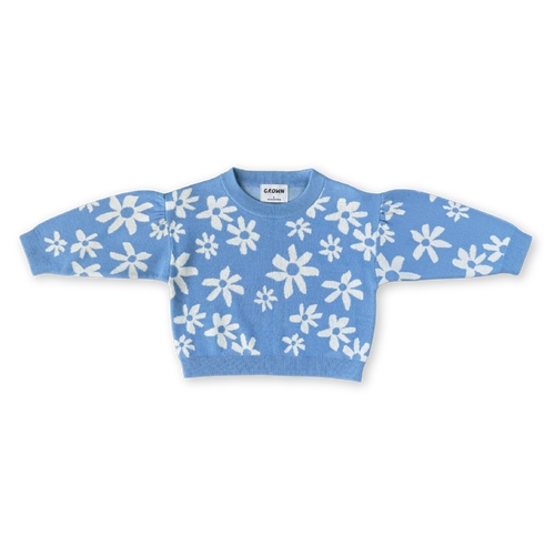Grown Organic Wild Flower Knit Pull Over