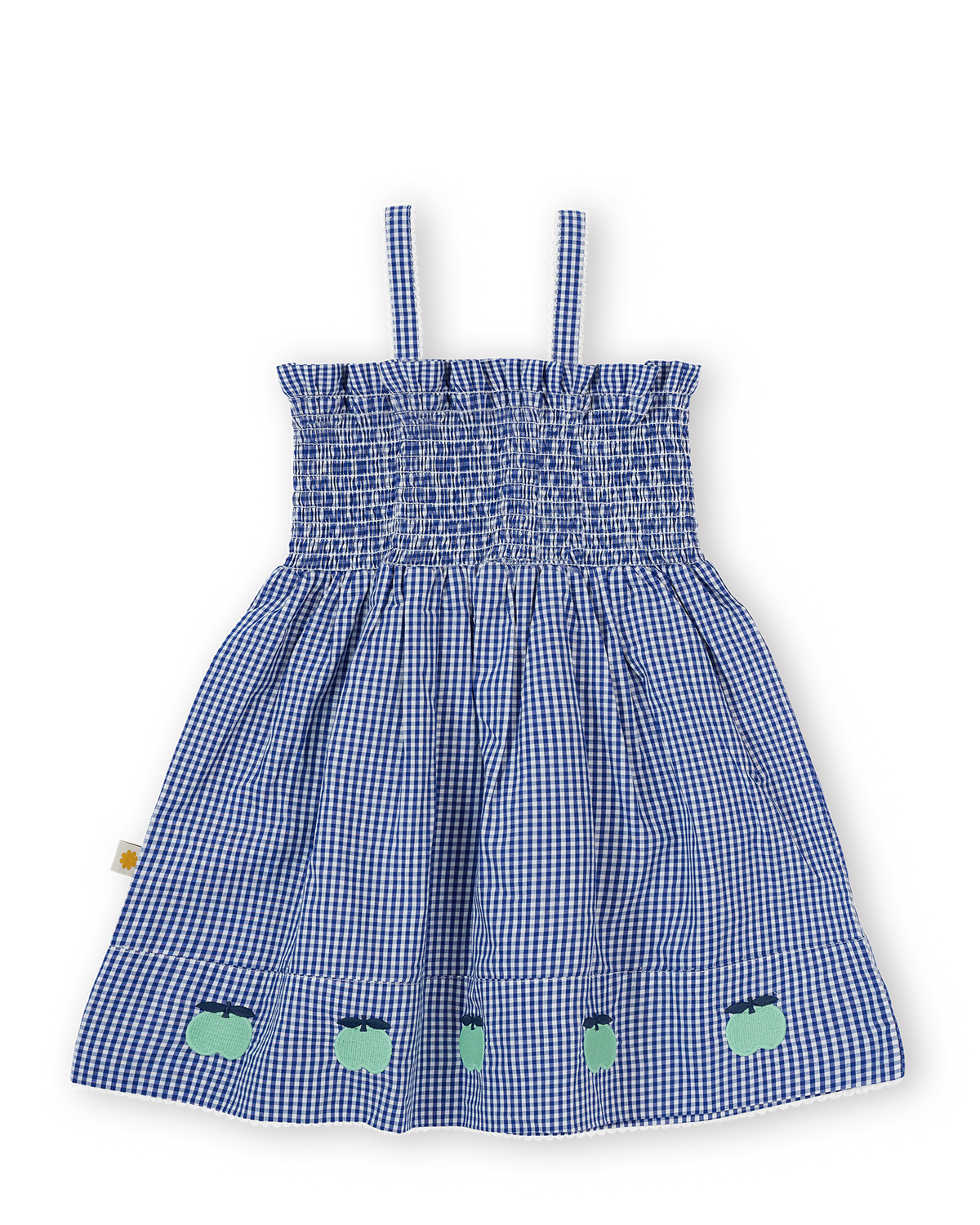 Goldie and Ace Shirred Gingham Apple Dress