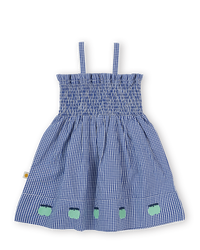 Goldie and Ace Shirred Gingham Apple Dress
