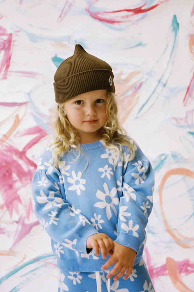 Grown Organic Wild Flower Knit Pull Over