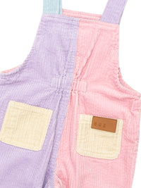 Huxbaby BLUSH COLOUR BLOCK OVERALL