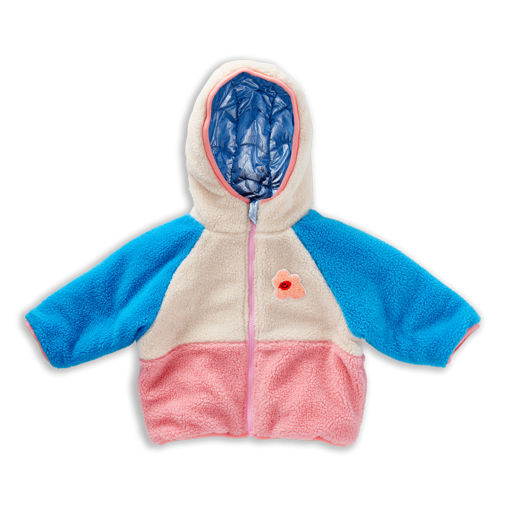 Halcyon Nights Hej Blomma! Reversible Kids Puffer Jacket