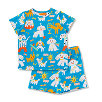 Halcyon Nights Puppy Park PJ Set
