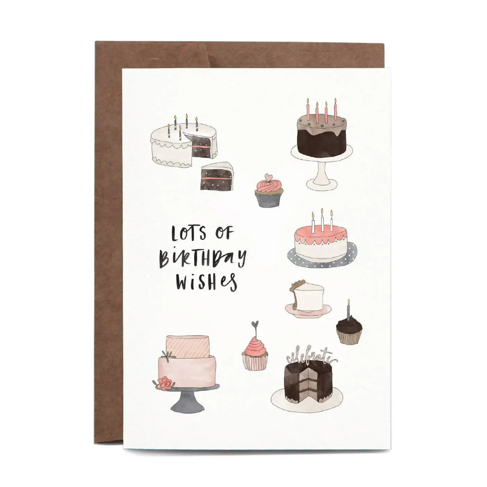 In The Daylight Lots of Birthday Cake Greeting Card