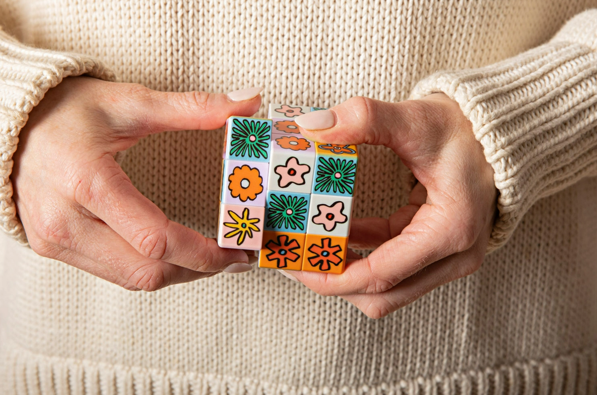Journey Of Something Art Cube - Flower Pop