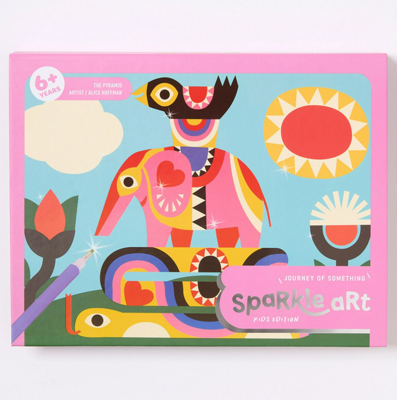 Journey Of Something Kids Sparkle Art Kit - Pyramid