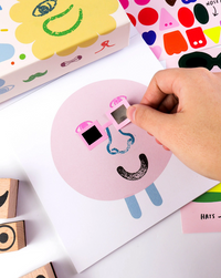 Journey Of Something Stamp Kit - Cool Faces