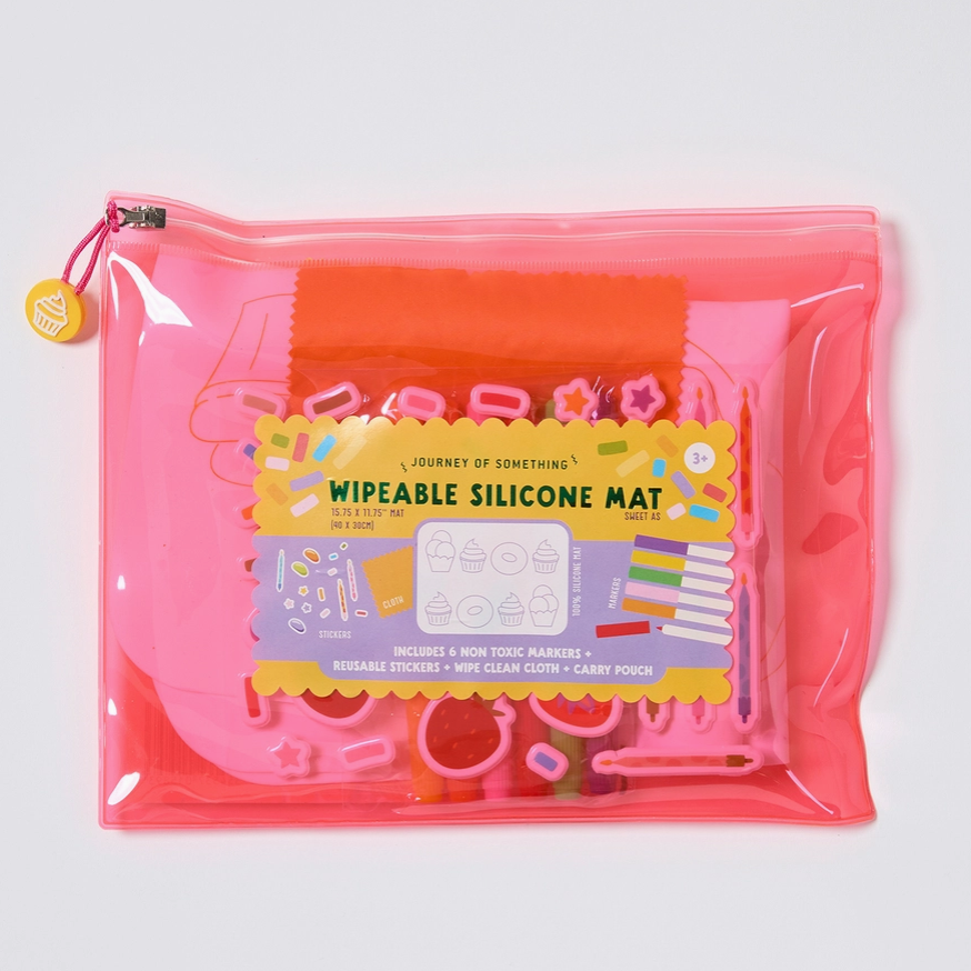 Journey Of Something Wipeable Silicone Colouring Mat - Sweet As