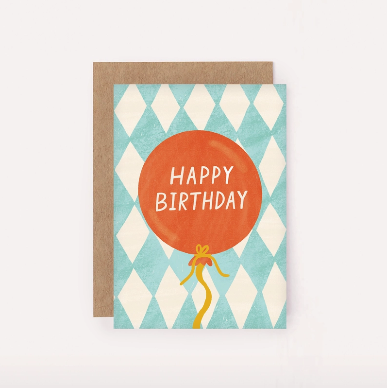 Lauren Sissons Studio Birthday Balloon Mini Card