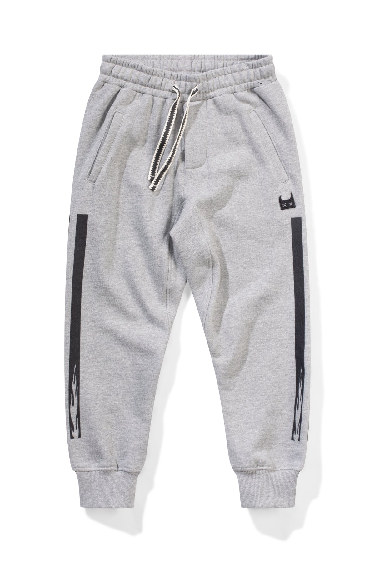 Munster Kids 2 Flames Pant Grey Marle