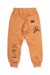 Munster Kids LESSGO TRACK PANT - ALMOND