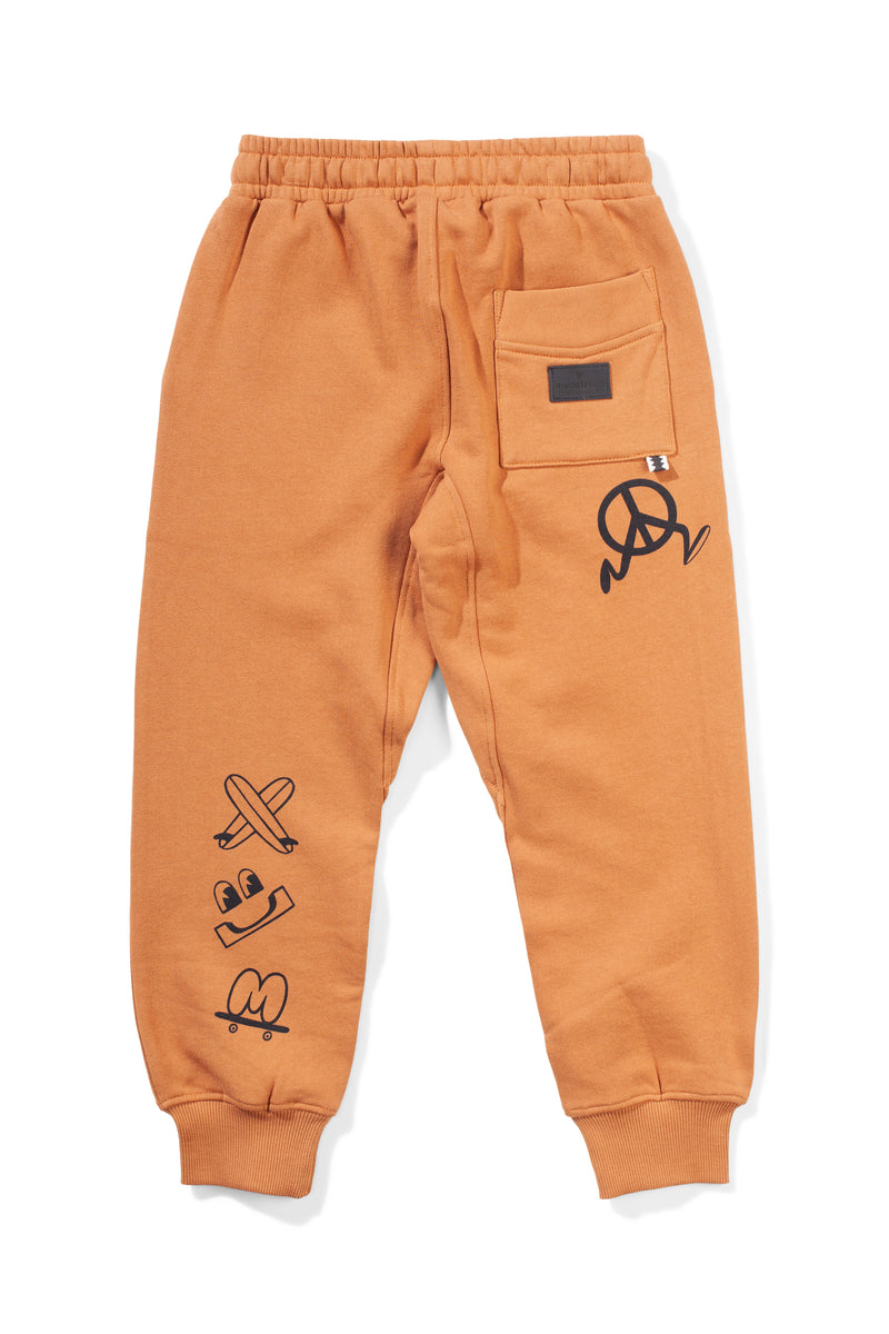 Munster Kids LESSGO TRACK PANT - ALMOND