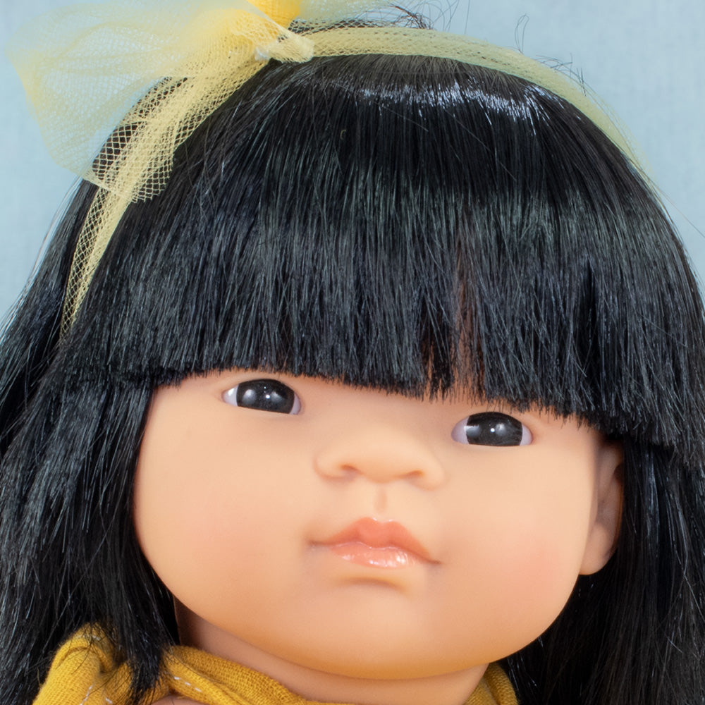 Miniland - Baby Doll Asian Girl 38Cm