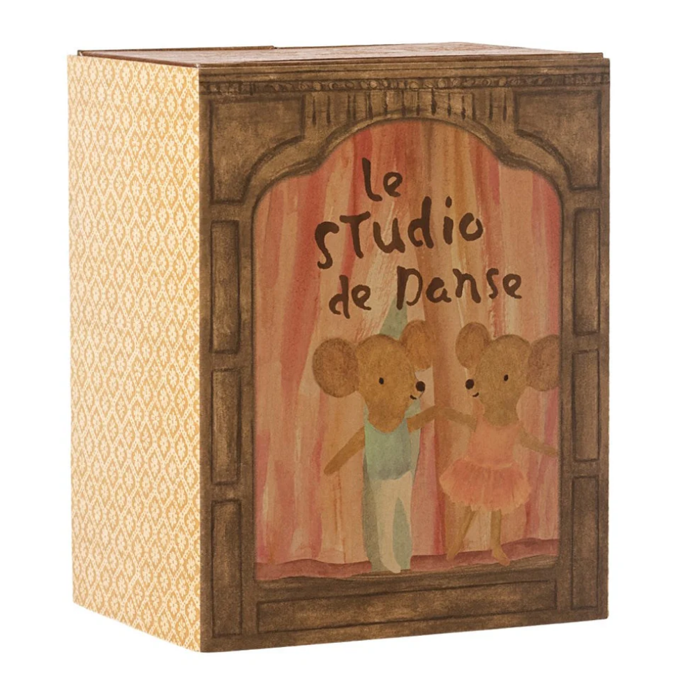 Maileg Ballet Mice Dance Studio Little Sister and Brother *arriving late november