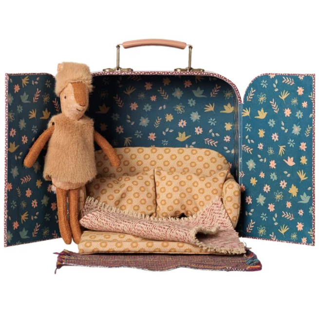 Maileg Reindeer in Suitcase Little Sister
