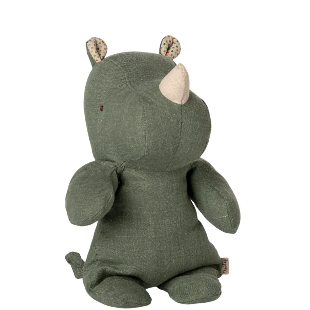 Maileg Safari Friends Rhino Small Sage *arriving late november