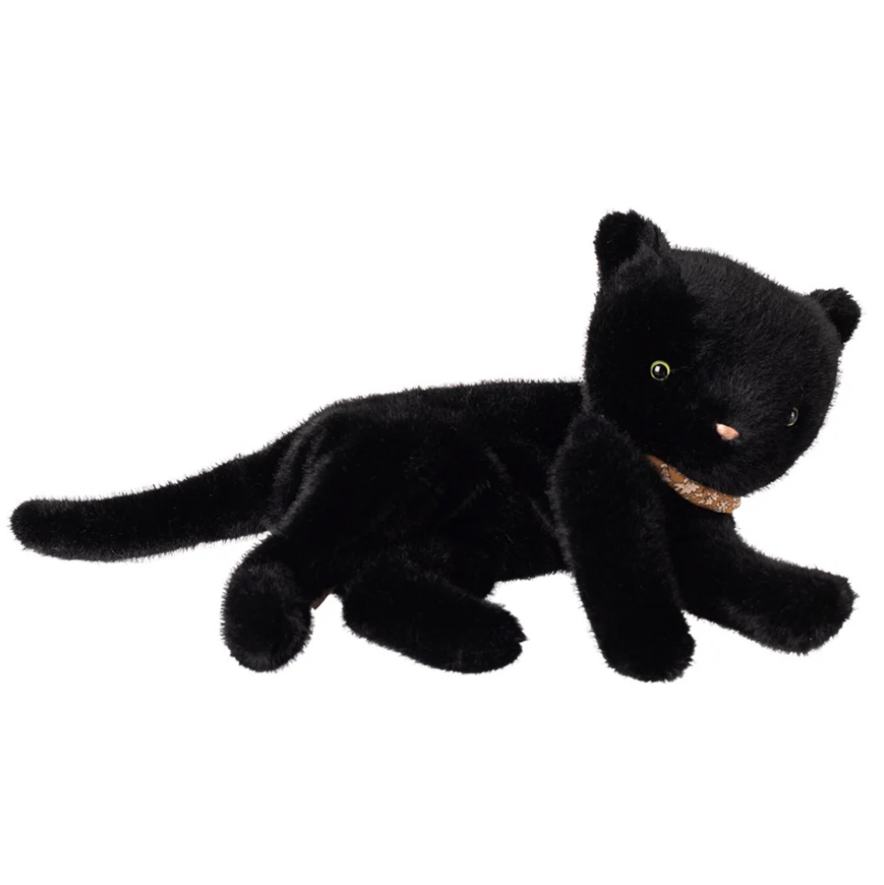 Maileg Sleeping Kitten Plush Medium Black *arriving late november