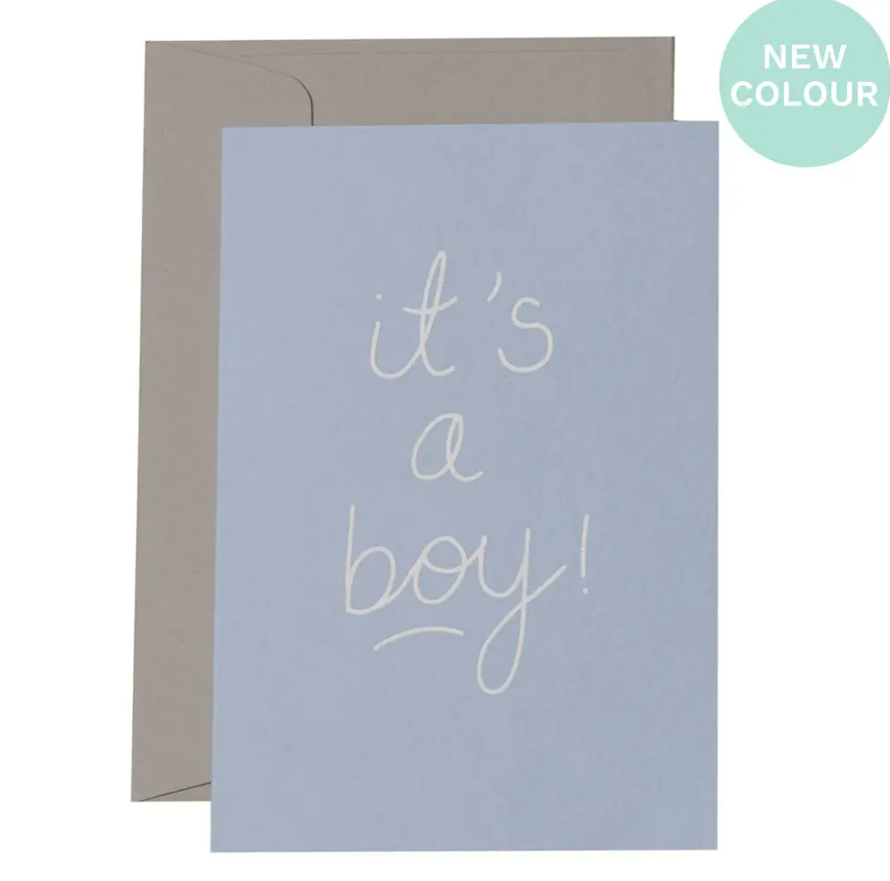 Me And Amber It's A Boy Greeting Card