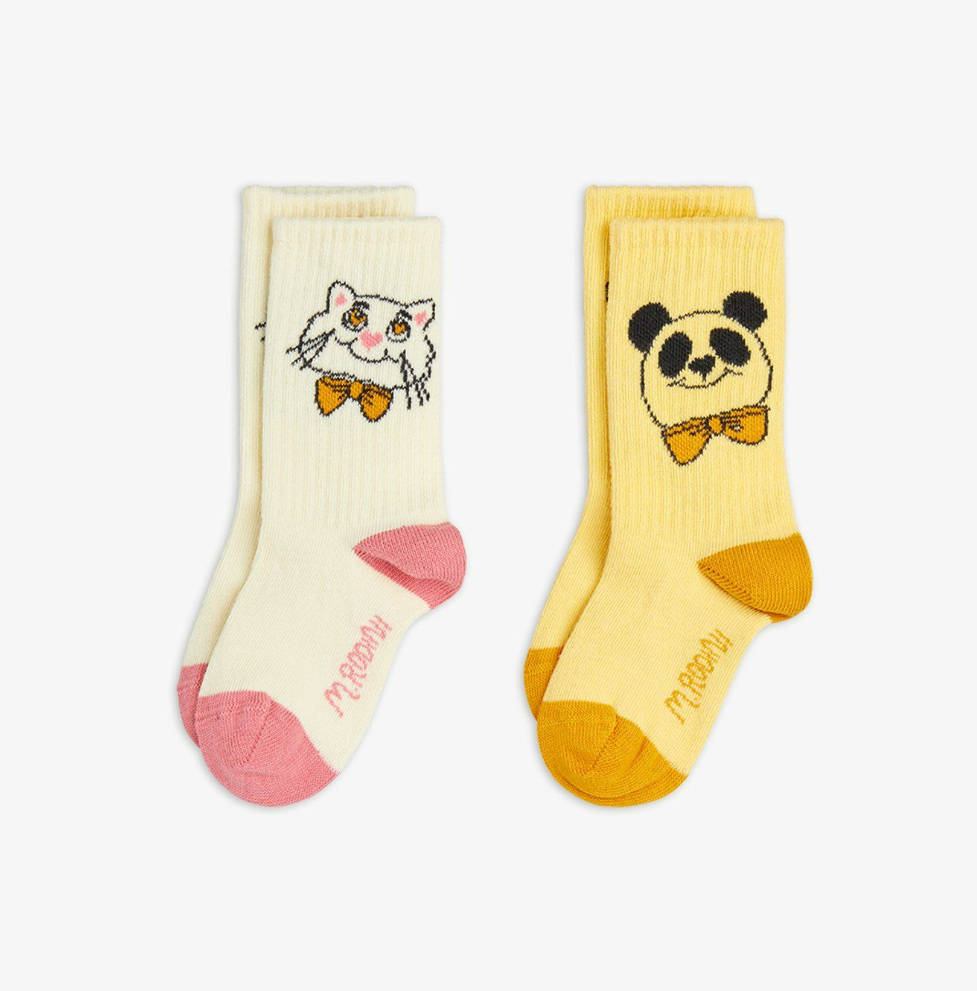 Mini Rodini Cat and Panda Socks