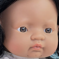 Miniland - Baby Doll Latin Girl 38cm