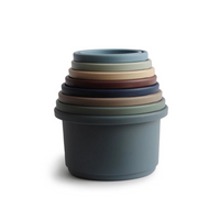 Mushie Stacking Cups Forest