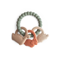 Mushie Teether Rings - Dino