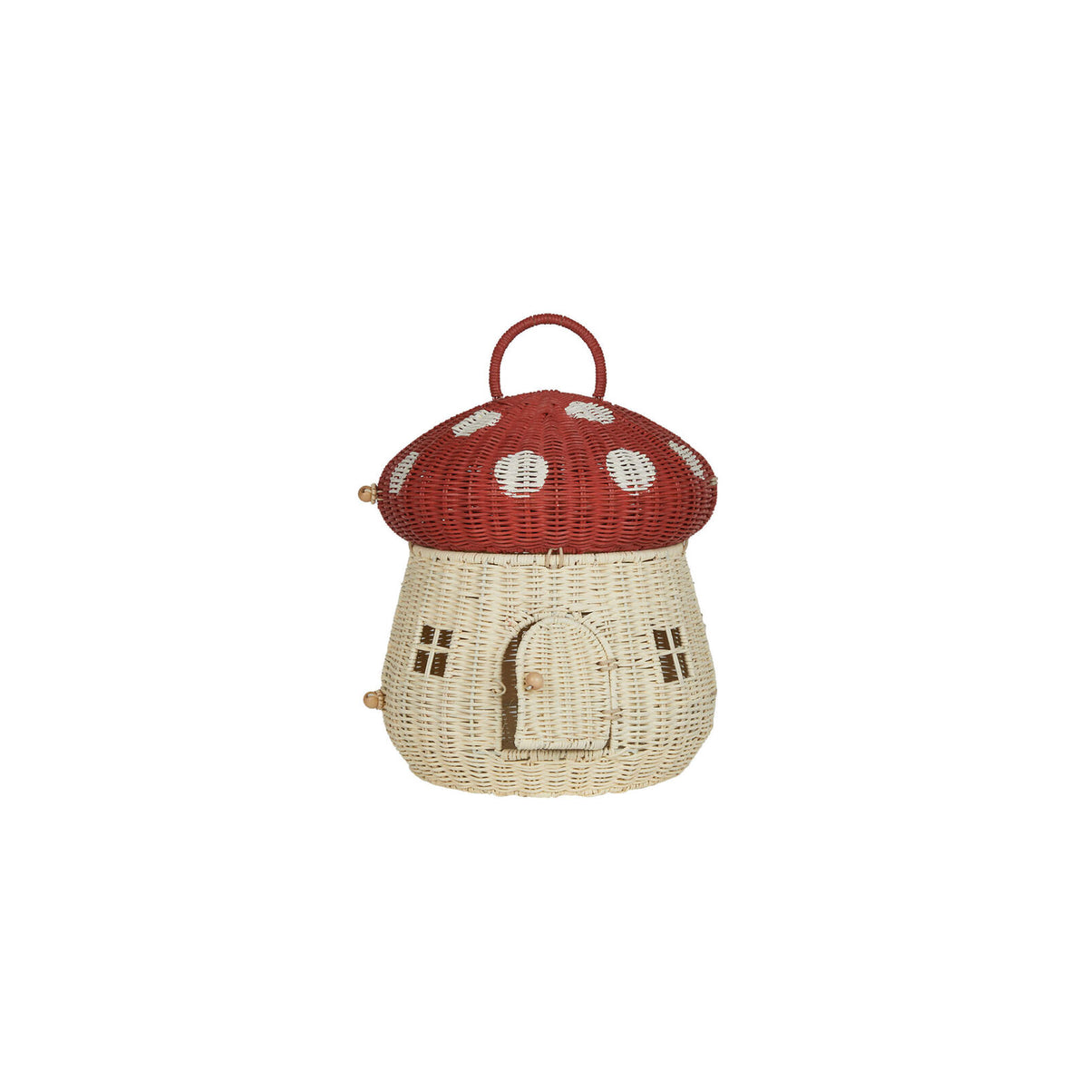 Olli Ella Mushroom Doll House - Red