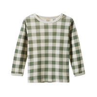 Nature Baby 2 PIECE LONG SLEEVE PYJAMAS Crispin Check