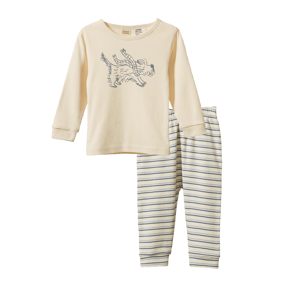 Nature Baby 2PC LONG SLEEVE PYJAMAS, Franklin Print