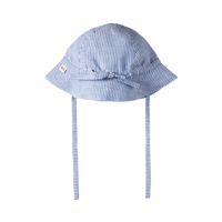 Nature Baby Linen Sunhat Blue Stripe