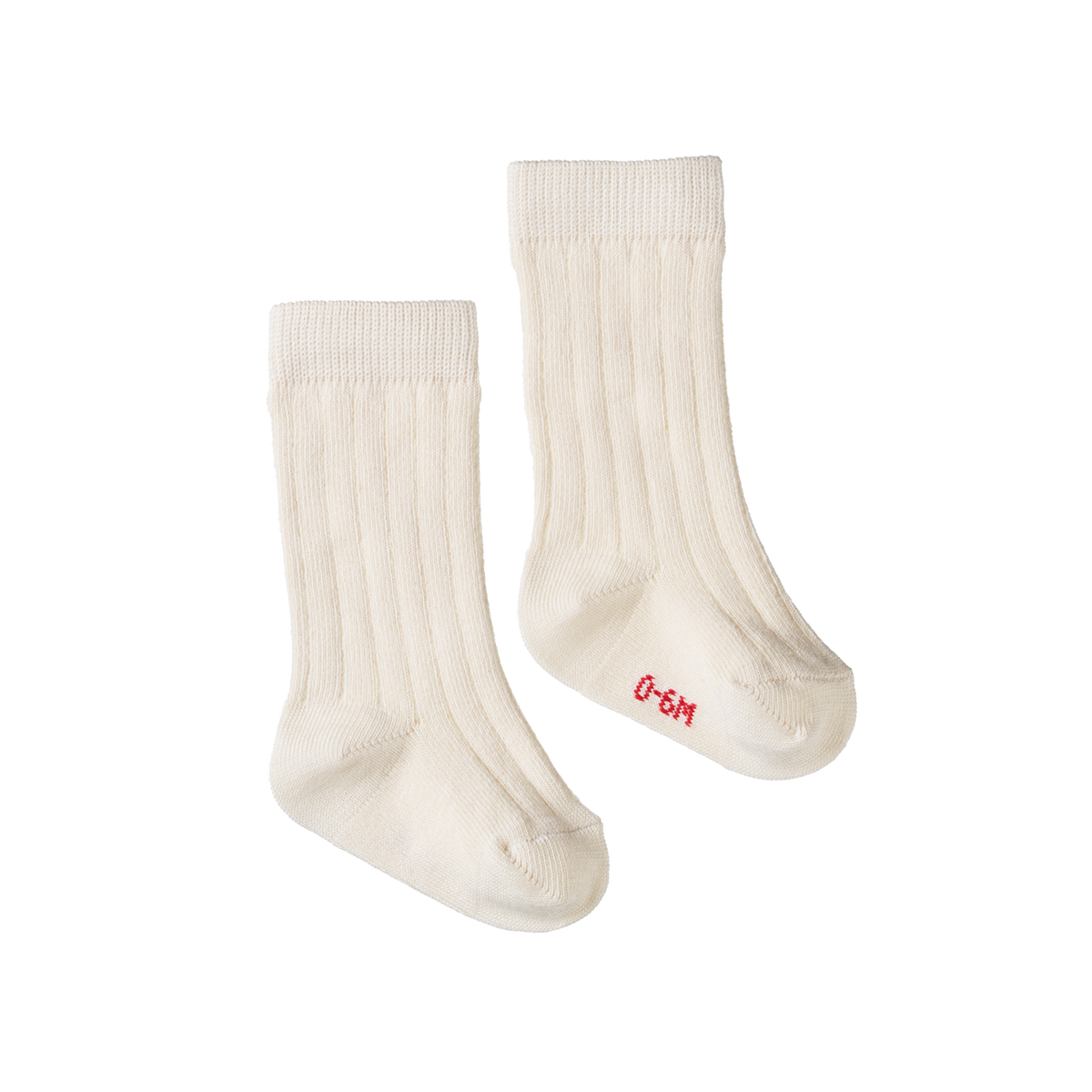 Nature Baby Organic Ribbed Socks Natural