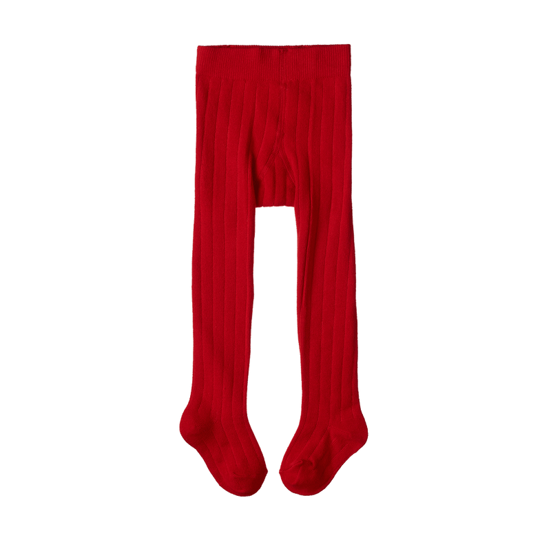 Nature Baby Organic Cotton Tights Raspberry Red