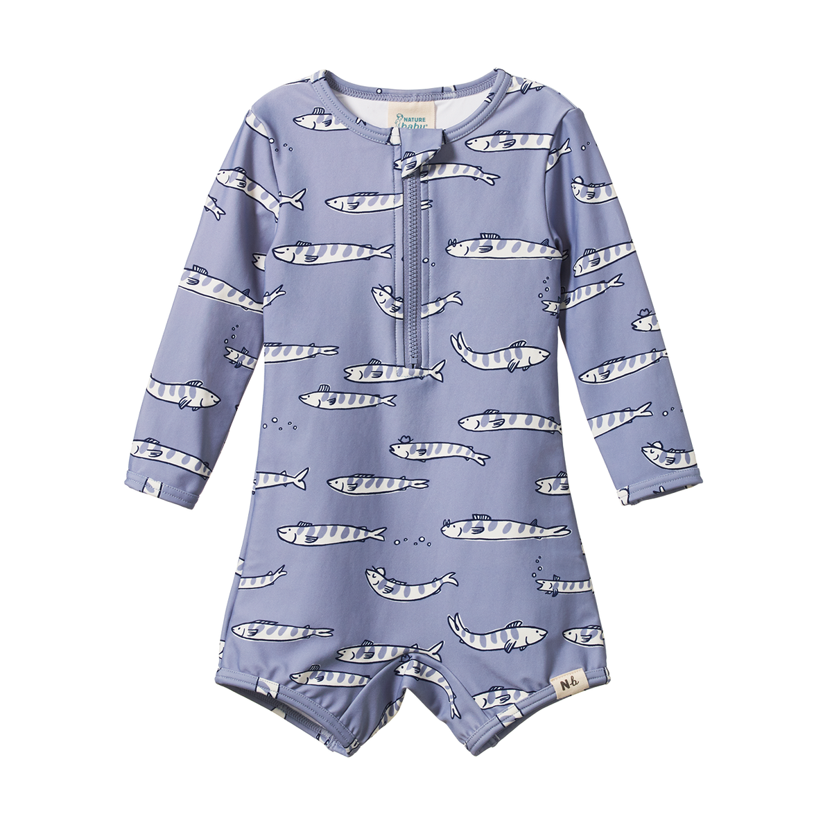 Nature Baby South Seas Blue Print One Piece Bathing Trunk