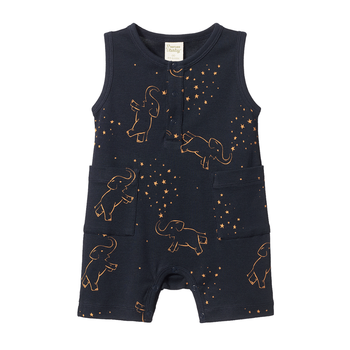 Nature Baby CAMPER SUIT Fairground Navy Print