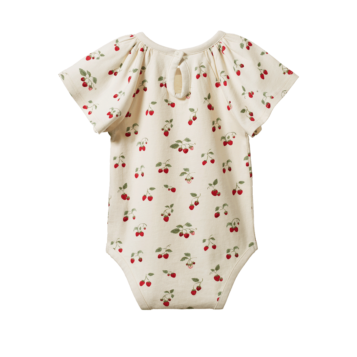Nature Baby FAYE BODYSUIT Strawberry Blush Print
