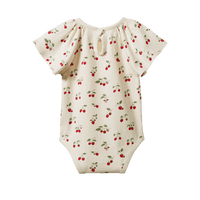 Nature Baby FAYE BODYSUIT Strawberry Blush Print