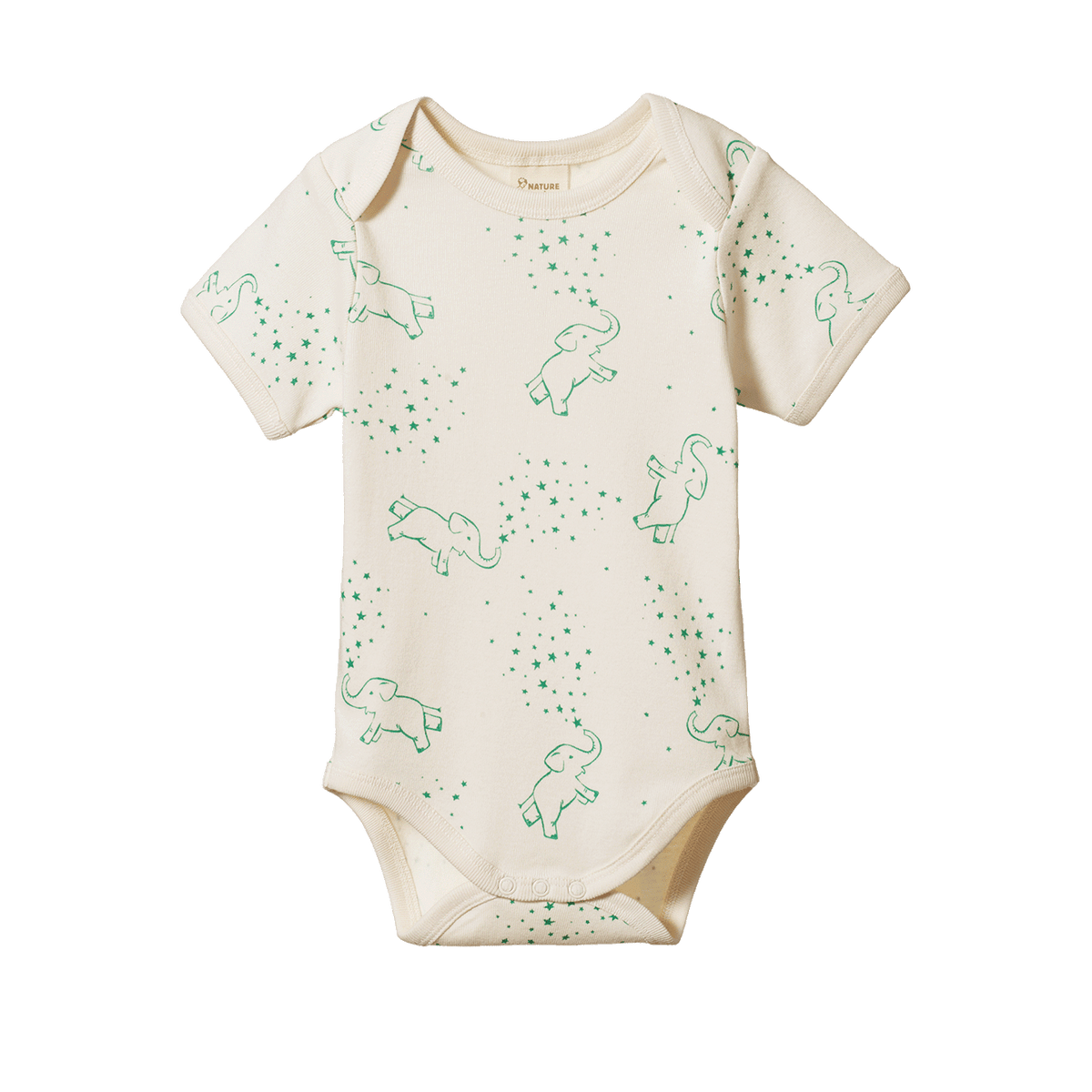 Nature Baby SHORT SLEEVE BODYSUIT Fairground Print