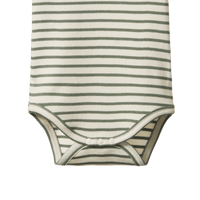 Nature Baby Short Sleeve Bodysuit Nettle Sailor Stripe