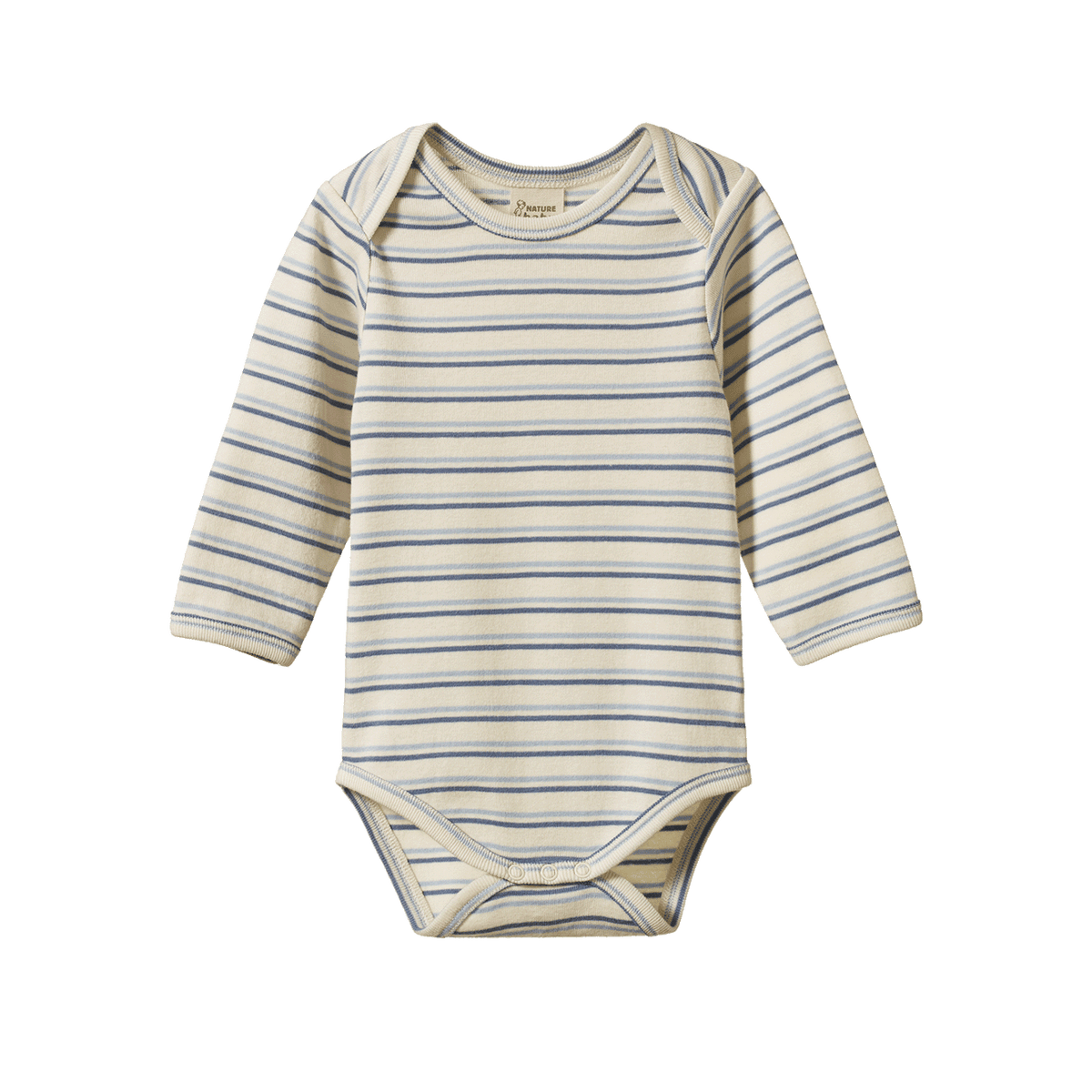 Nature Baby LONG SLEEVE BODY SUIT Horizon Stripe