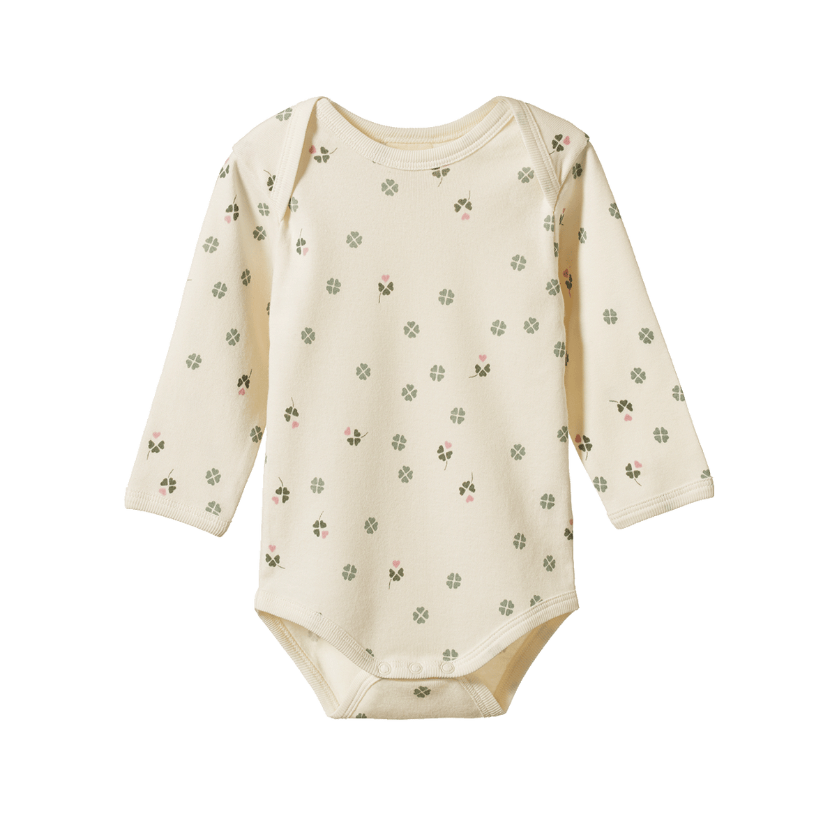 Nature Baby LONG SLEEVE BODYSUIT - Lucky Print